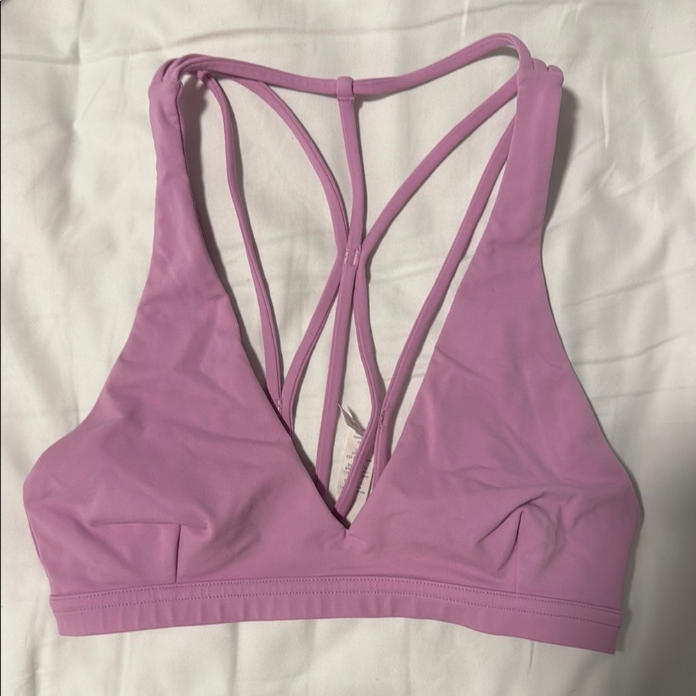 Pink Lululemon Sports Bra
